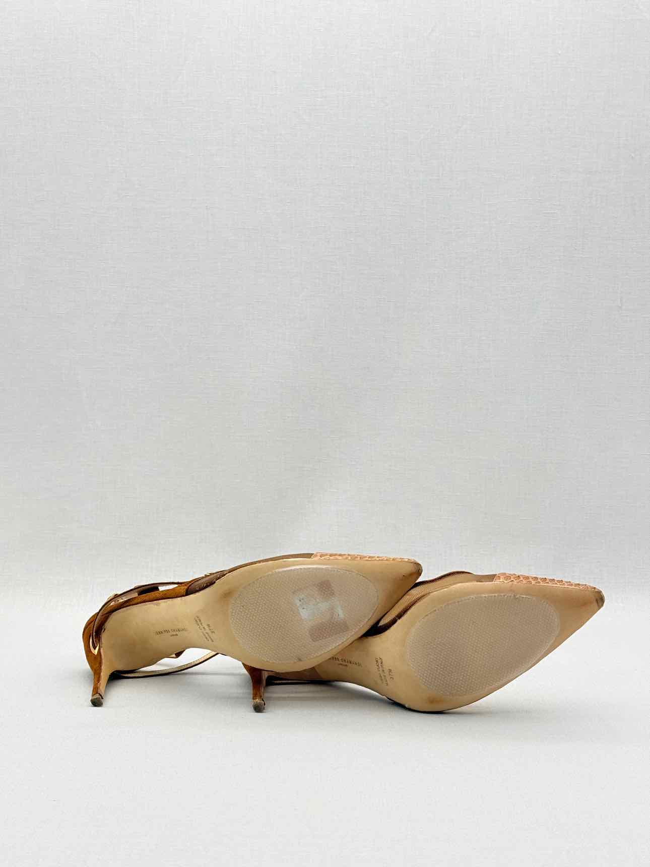 JENNIFER CHAMANDI Brown Size EU 37.5 Heeled Sandals