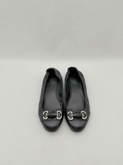 GUCCI Scrunch Black Size EU 37 Ballet Flats