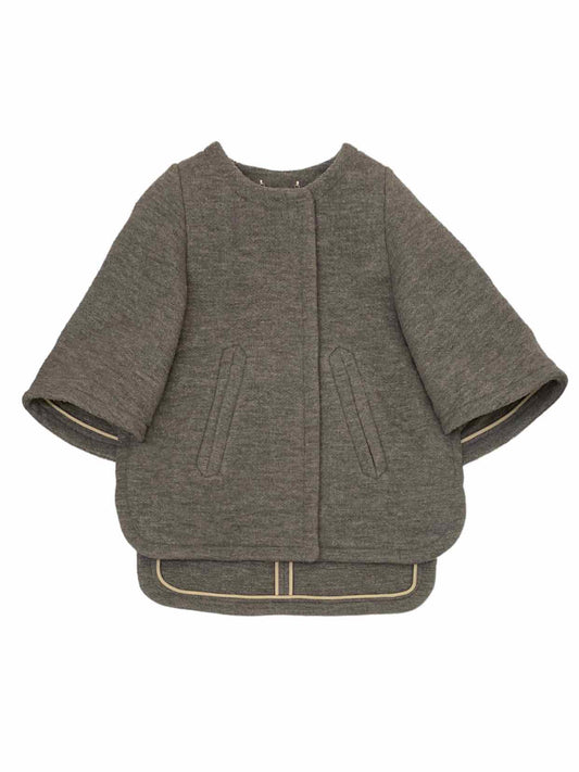 CHLOE Wool Grey Size Small Cape