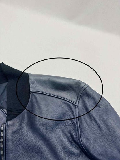 FERRAGAMO Bomber Navy Blue Size US 38 Jacket