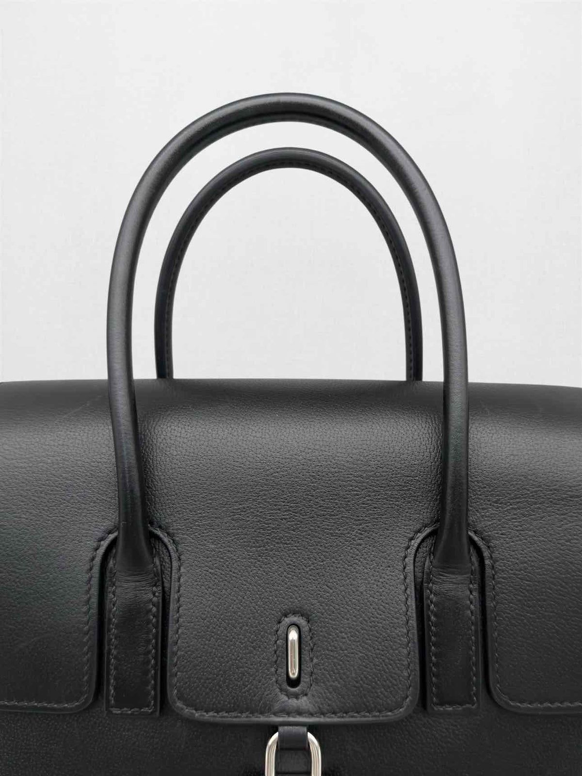 HERMES New Drag 22 Noir Top Handle