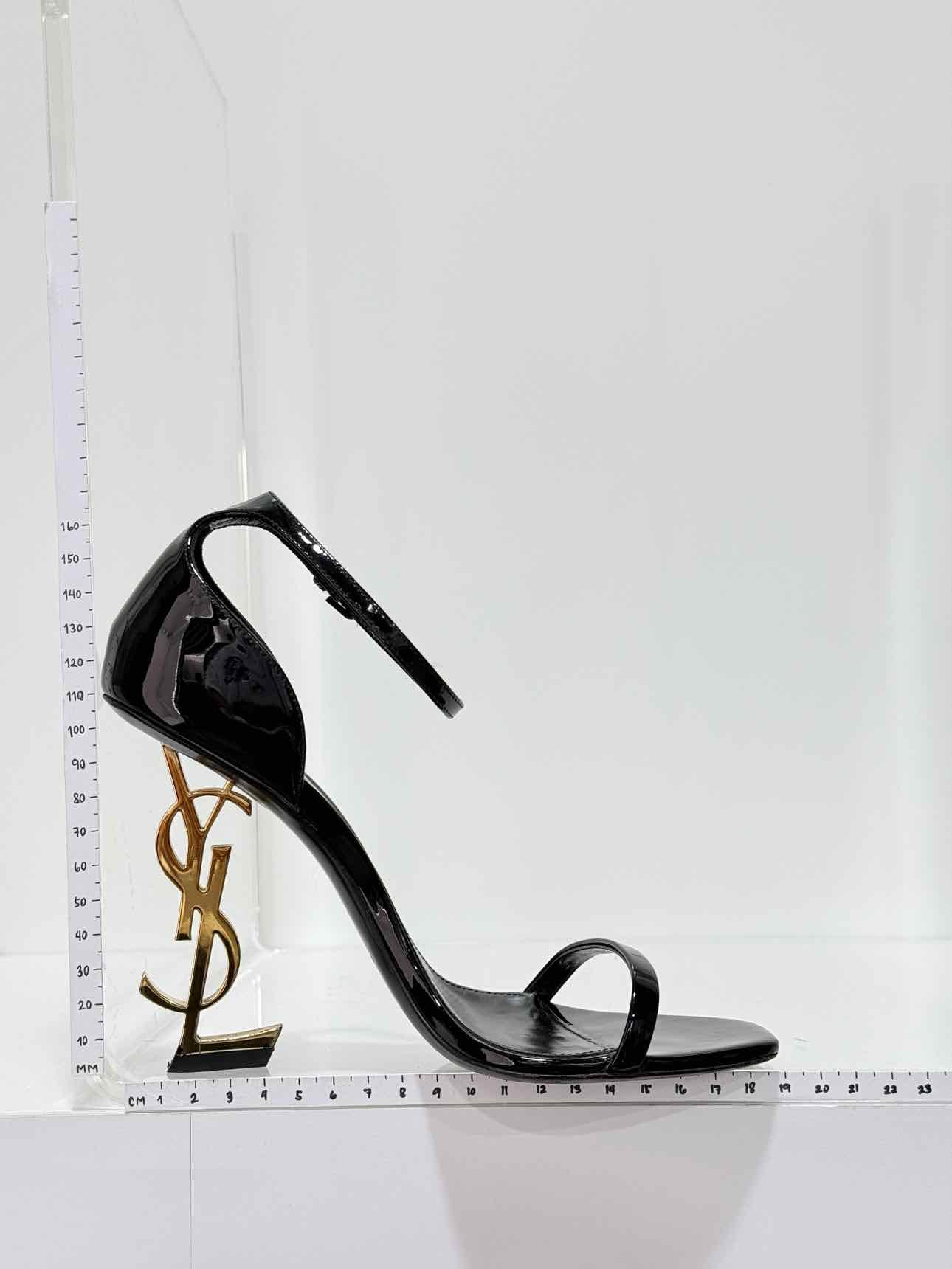 SAINT LAURENT Opyum Black Size EU 37 Heeled Sandals