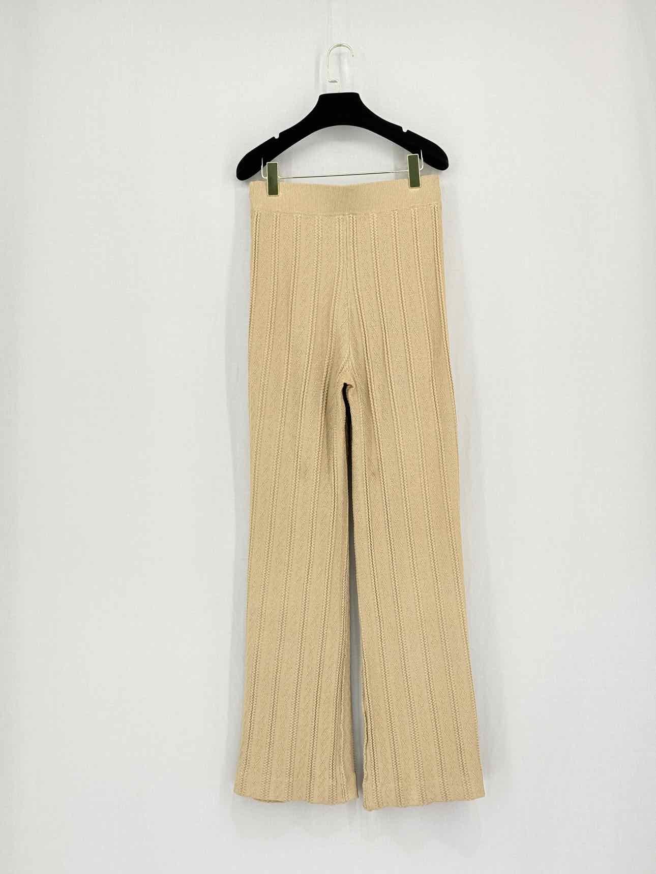 REMAIN Tan Rib Knit Size US 8 Outfit Set