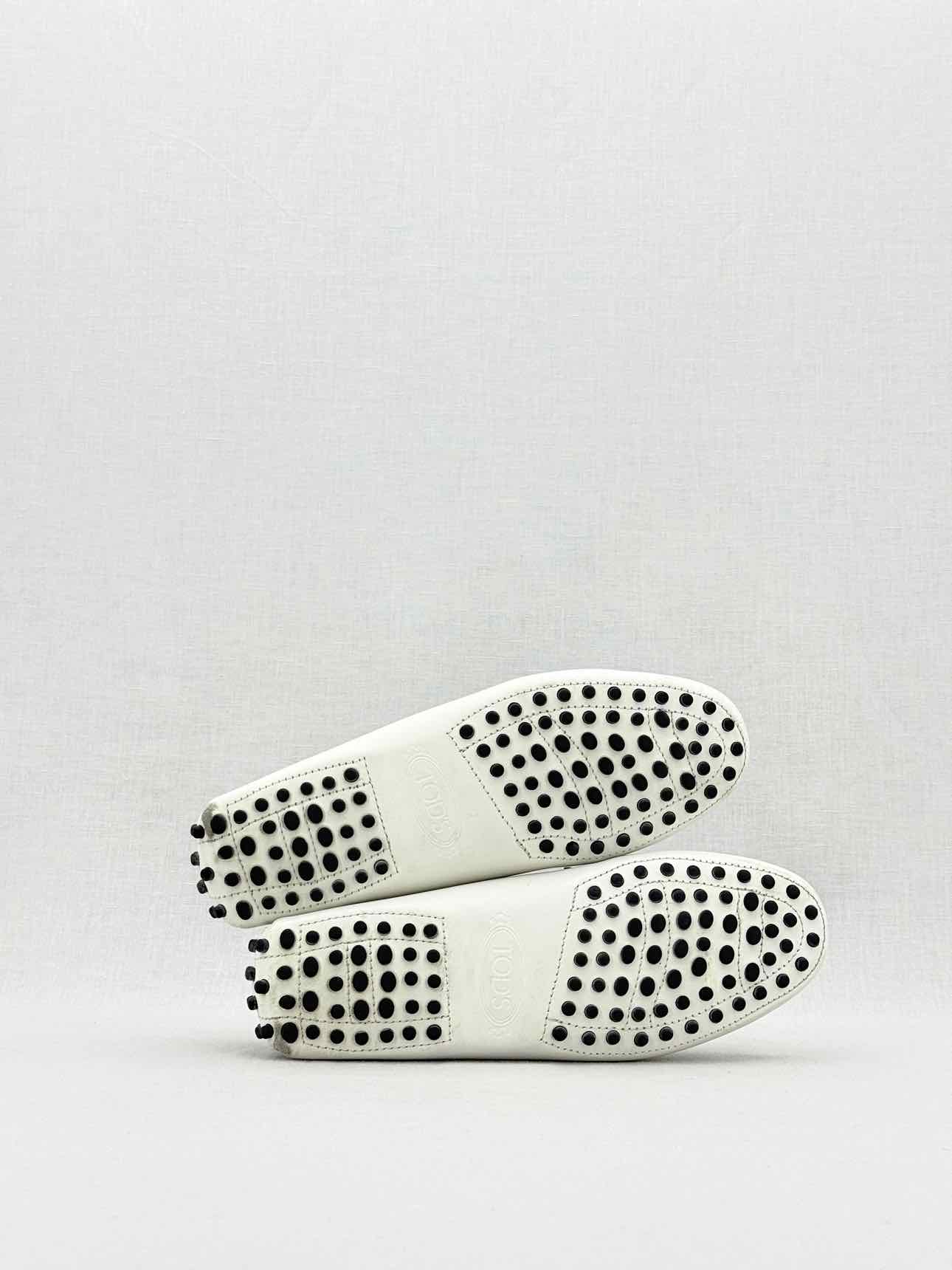 TOD'S Kate Off-white Size EU 35.5 Loafers