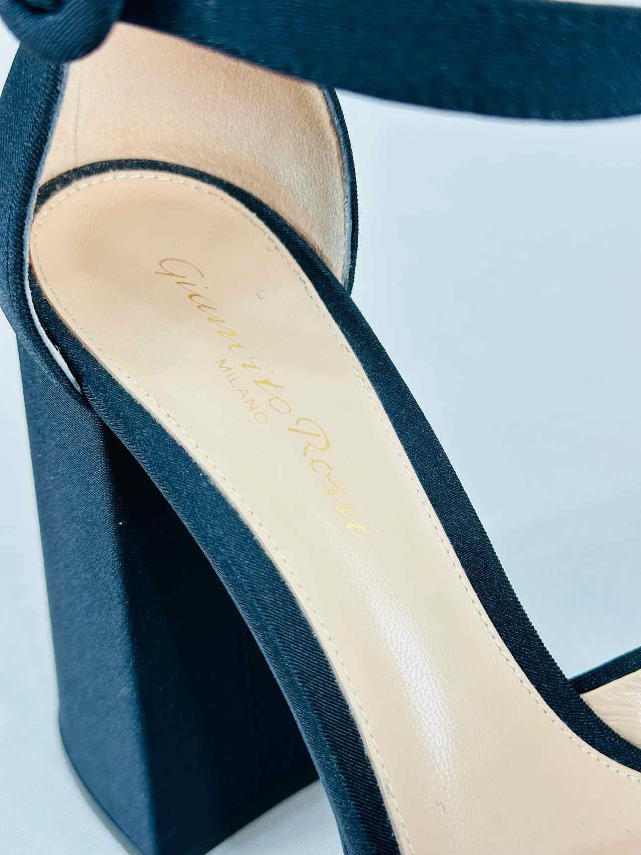 GIANVITO ROSSI Black Size EU 36 Heeled Sandals