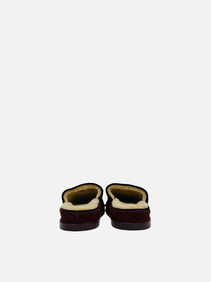 CHANEL Pre-Fall 2022 Burgundy Flats