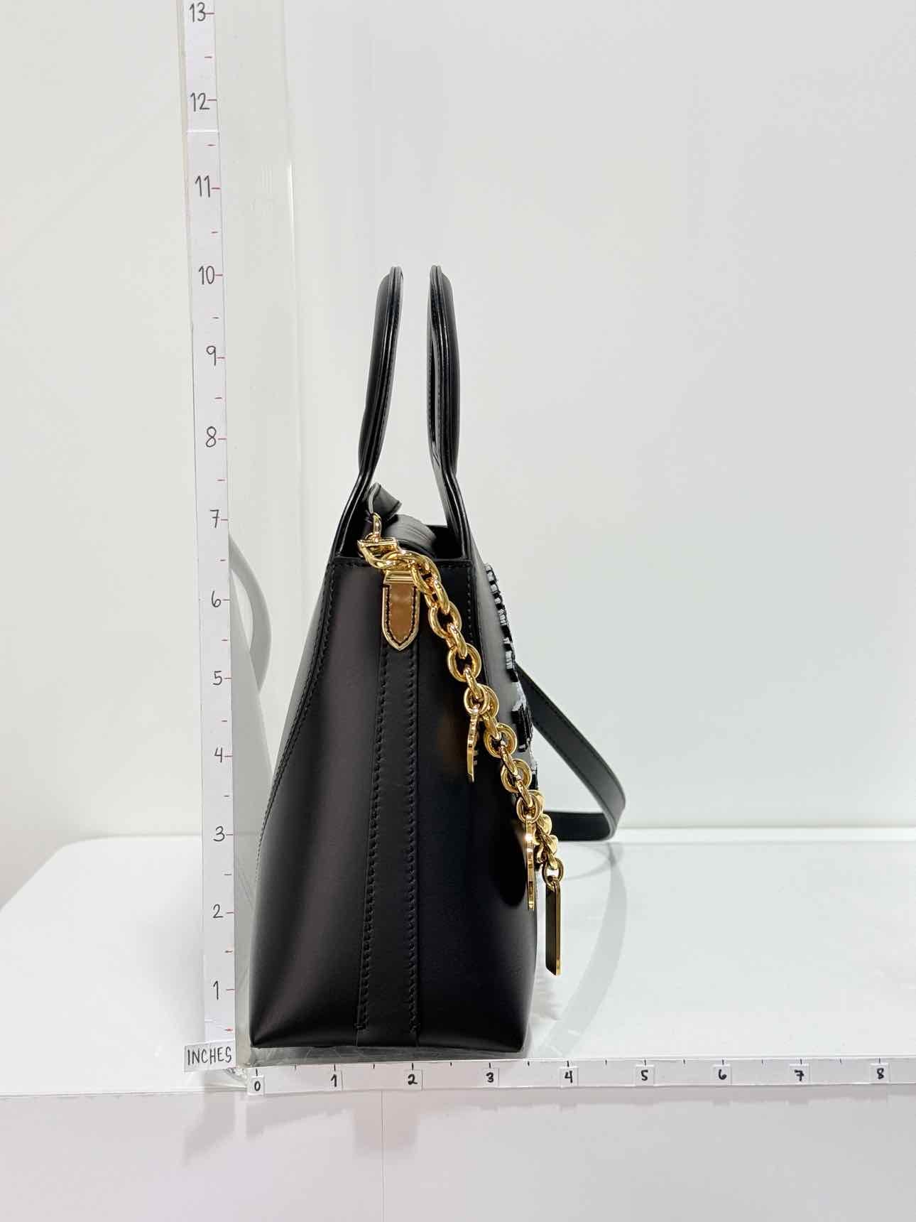 TIFFANY & CO Return To Tiffany Black C Print Tote Bag