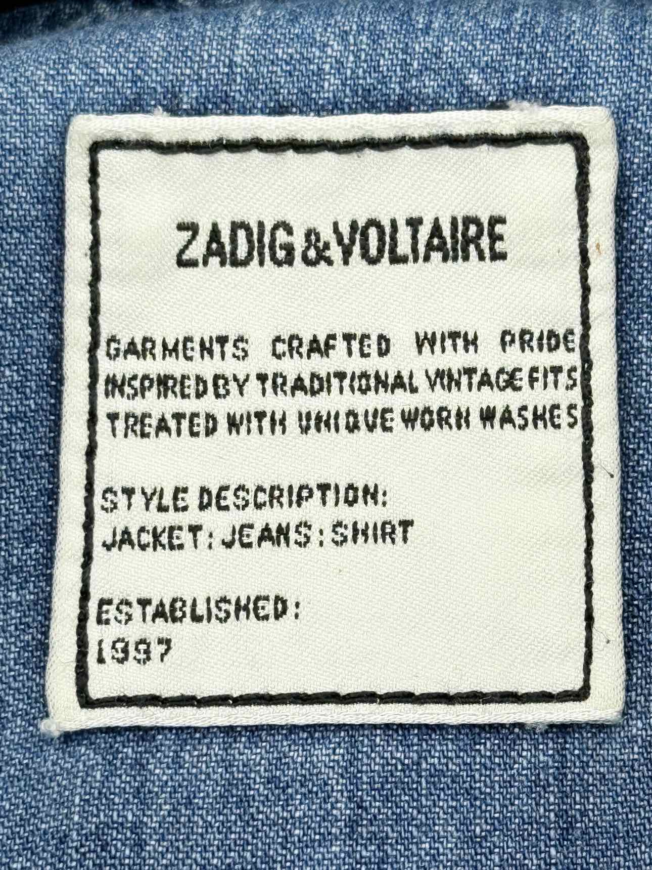 ZADIG & VOLTAIRE Blue Size Large Blouse