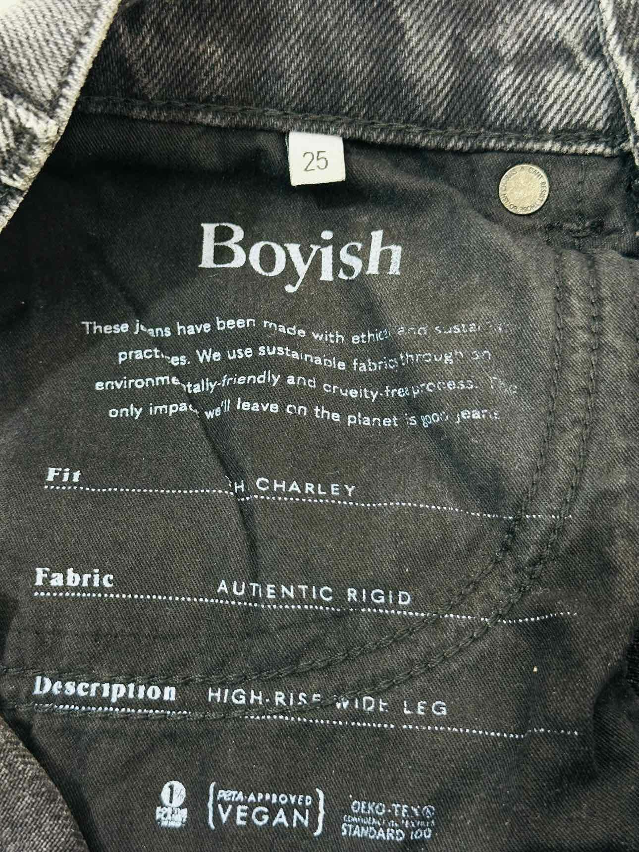 BOYISH High Rise Black Size 25 Jeans