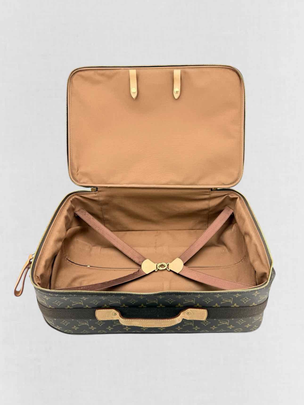 LOUIS VUITTON Pegase 55 Brown Monogram Rolling Luggage