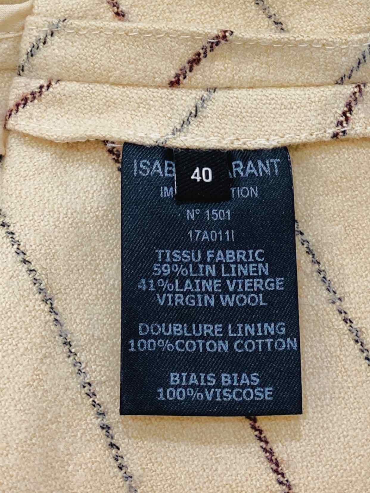 ISABEL MARANT Beige & Black Size US 6 Jacket & Skirt