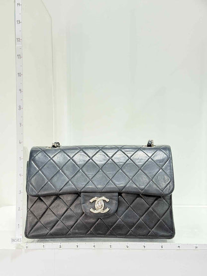 CHANEL Classic Double Flap Black Quilted Shoulder Bag