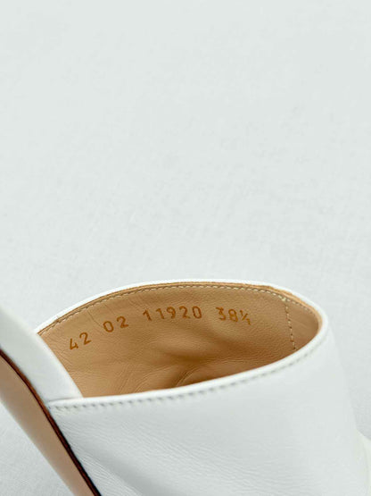 GIANVITO ROSSI White Size EU 38.5 Heeled Sandals