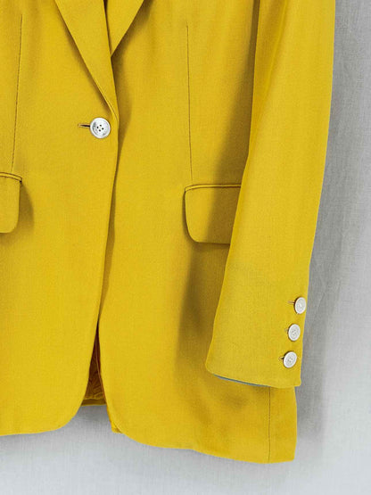 HERMES Mustard Size US 6 Jacket