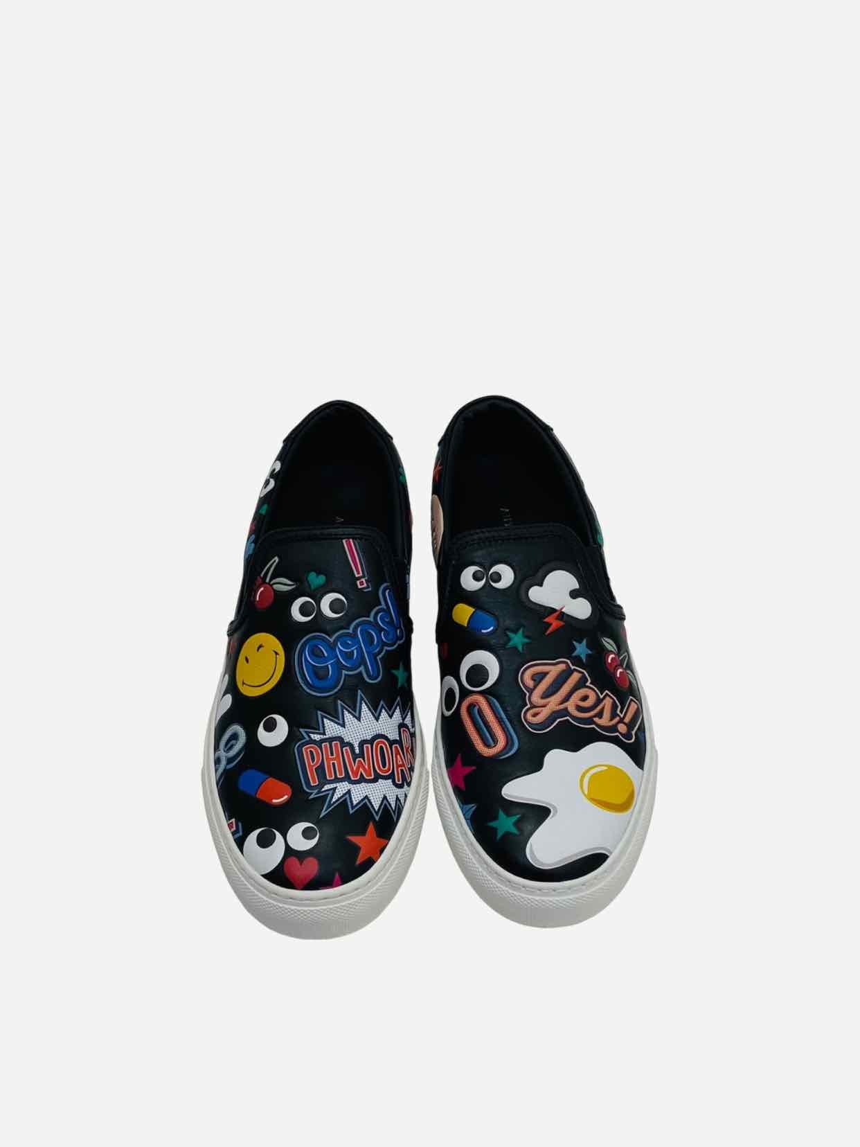 ANYA HINDMARCH Black Multicolor Sneakers