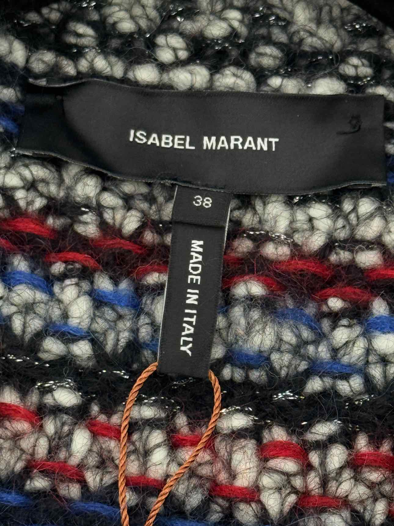 ISABEL MARANT Blue & Red Size US 2 Coat