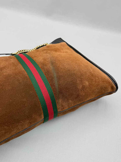 GUCCI Rajah Brown Shoulder Bag