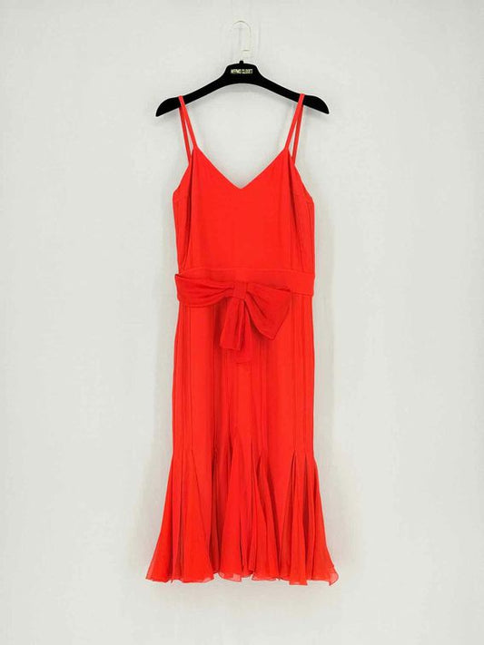 DIOR Orange Size US 8 Knee Length Dress