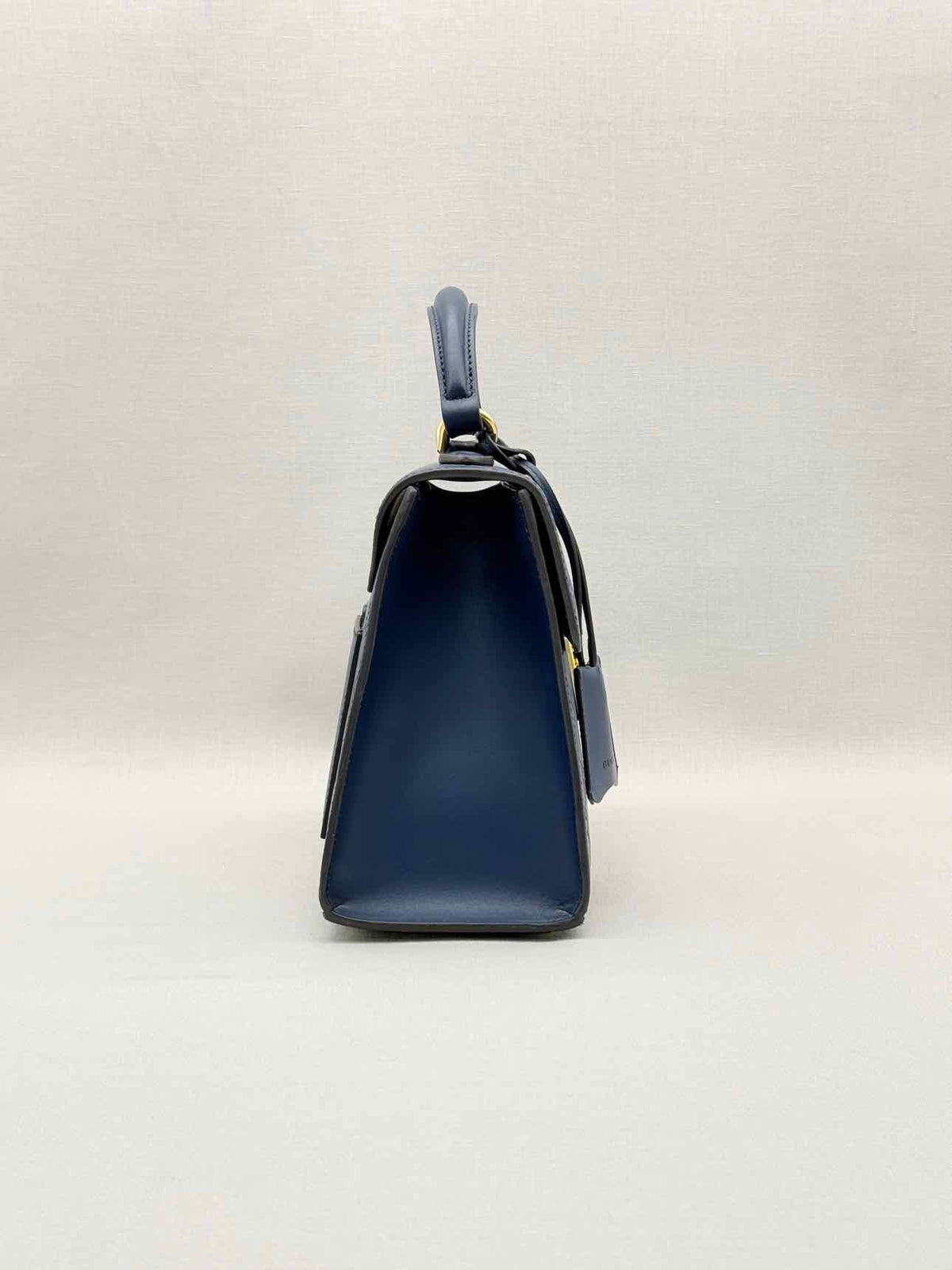 GUCCI Padlock Blue Guccissima Top Handle