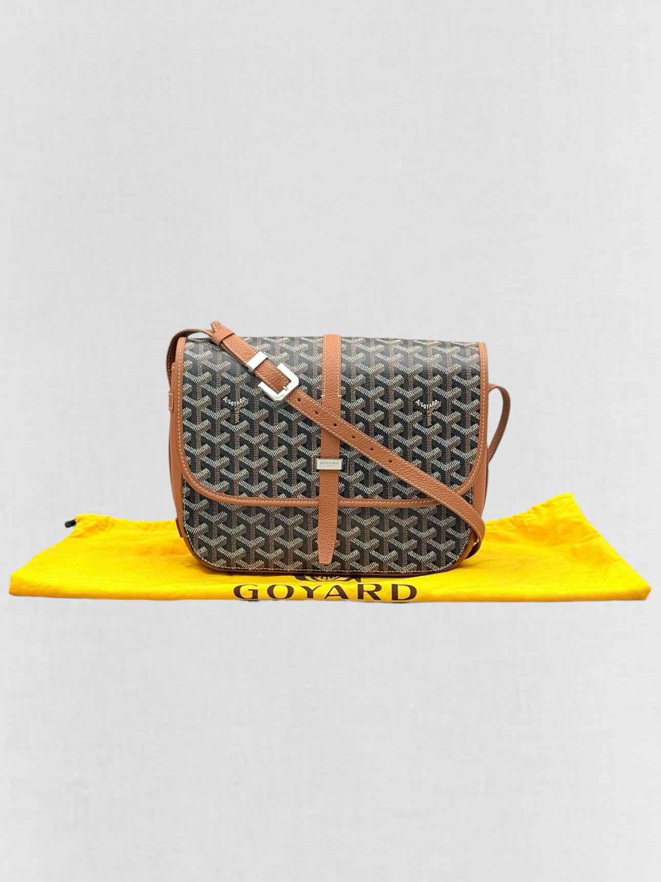 GOYARD Belvedere ll Black & Tan Goryardine Crossbody