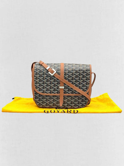 GOYARD Belvedere ll Black & Tan Goryardine Crossbody