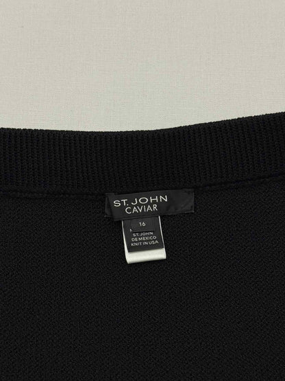 ST. JOHN Collection Beige & Black Size US 16 Outfit Set