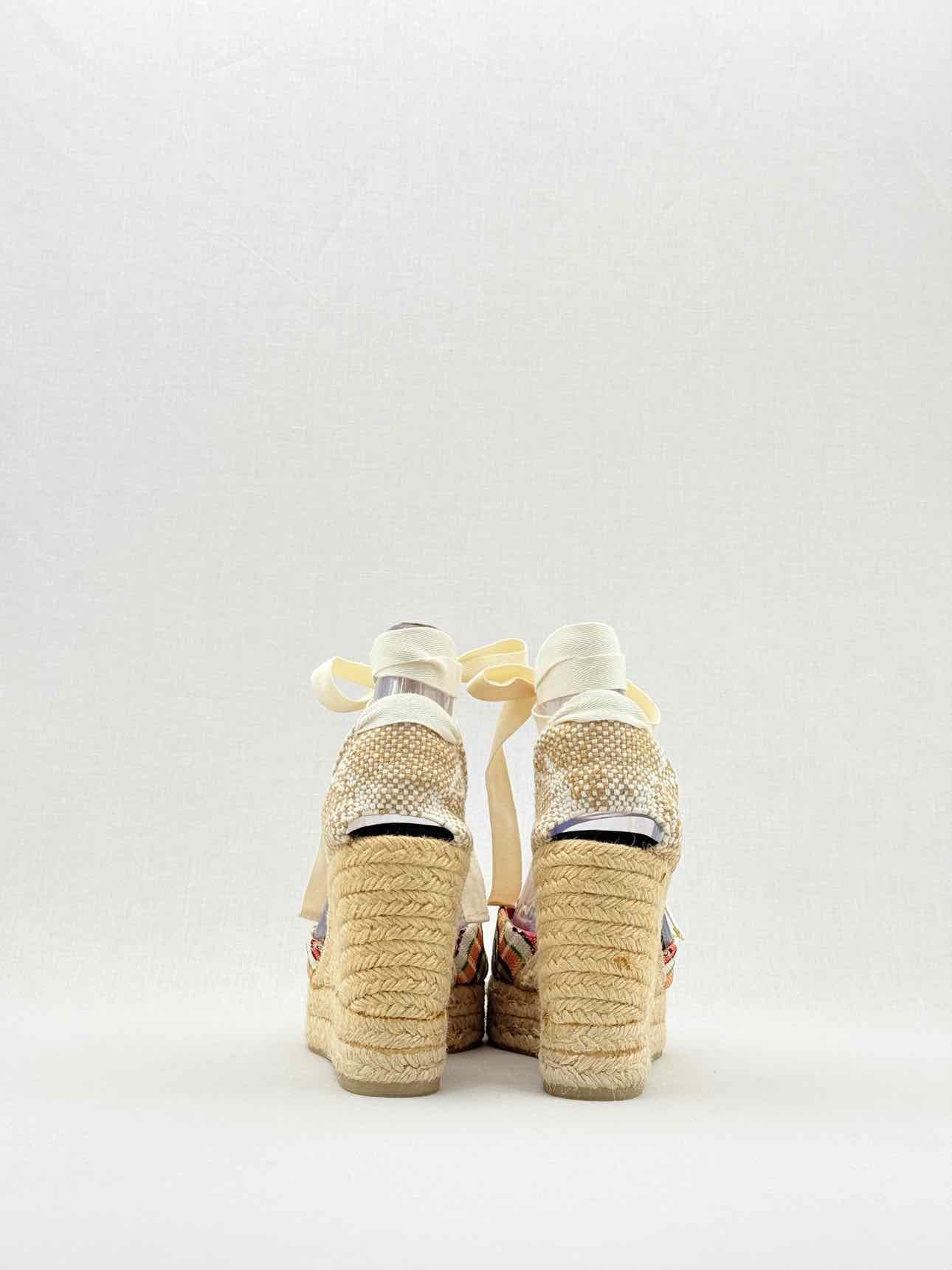 CASTANER X MISSONI Beige Multicolor Size EU 40 Wedges