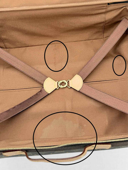 LOUIS VUITTON Pegase 55 Brown Monogram Rolling Luggage