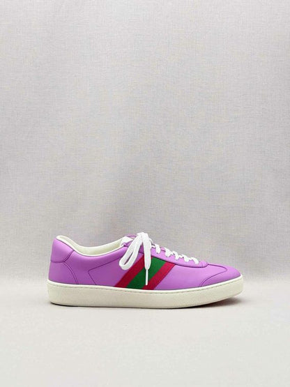 GUCCI G74 Purple Web Stripe Size EU 38 Sneakers