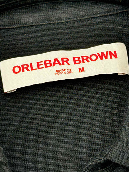 ORLEBAR BROWN Sebastian Polo Black Size Medium Shirt
