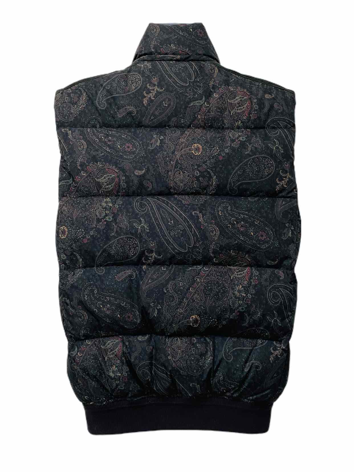 ETRO Puffer Black Multicolor Size Medium Gilet