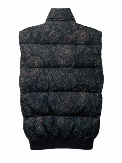 ETRO Puffer Black Multicolor Size Medium Gilet