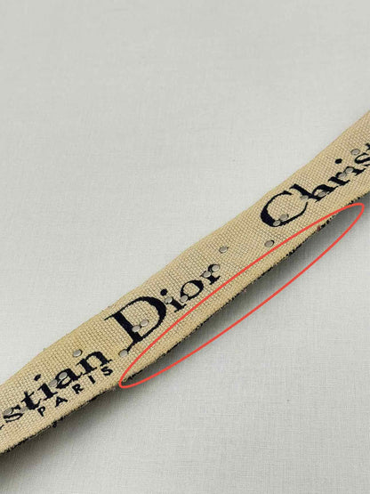 CHRISTIAN DIOR Blue Oblique Saddle Bag