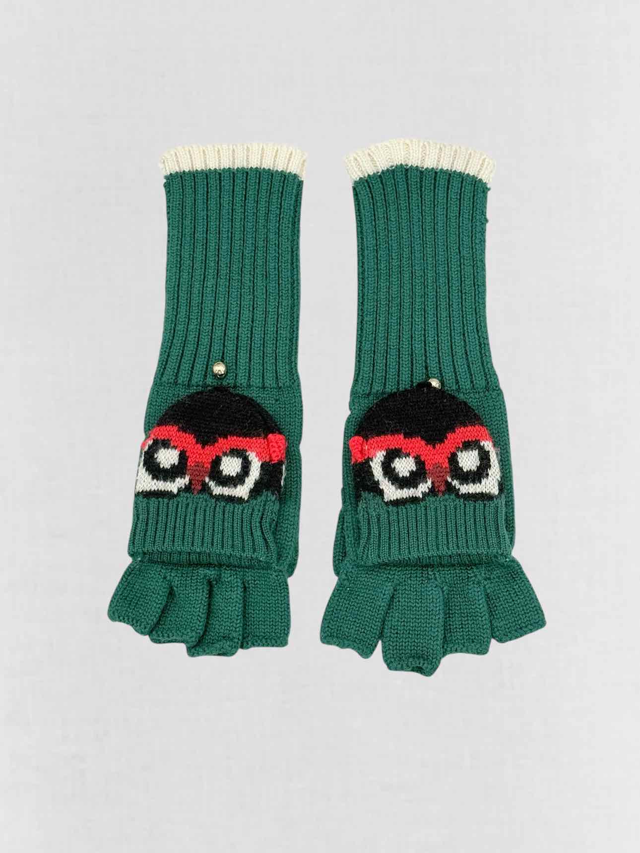KATE SPADE Green Owl Gloves