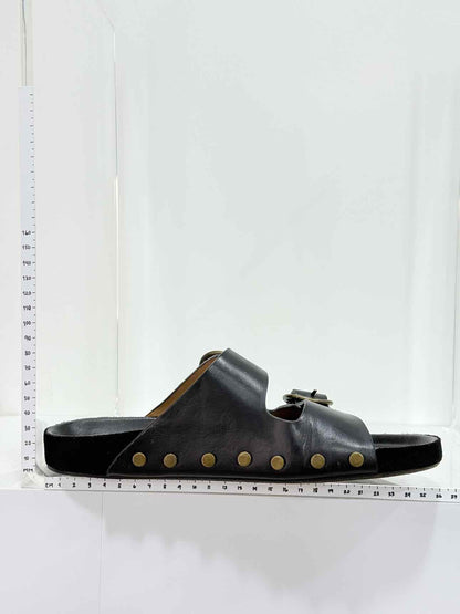 ISABEL MARANT Lennyo Black Size EU 39 Slides