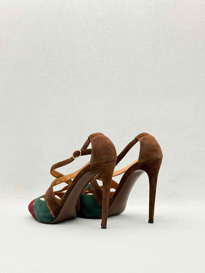 RALPH LAUREN Purple Label Size EU 38 Heeled Sandals