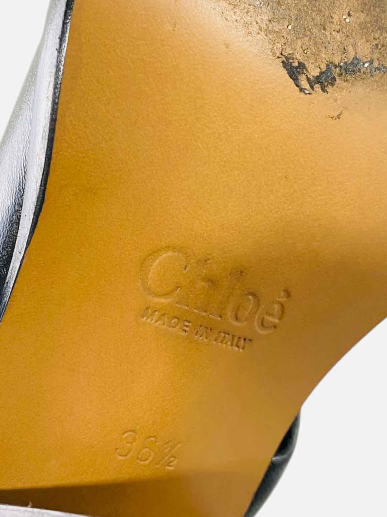 CHLOE Rylee Black Size EU 36.5 Thigh High Boots