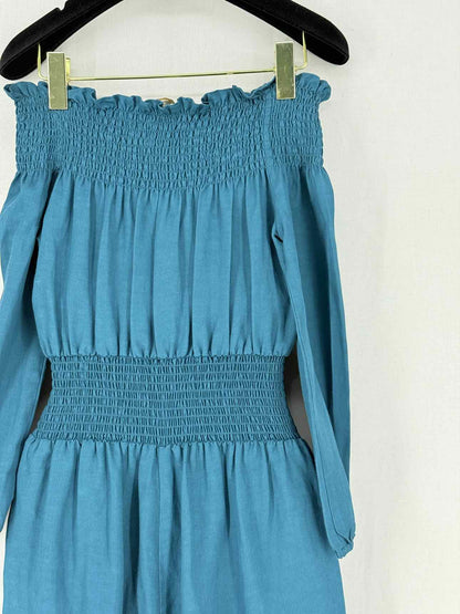 MAJE Ilanda Blue Size US 4 Playsuit