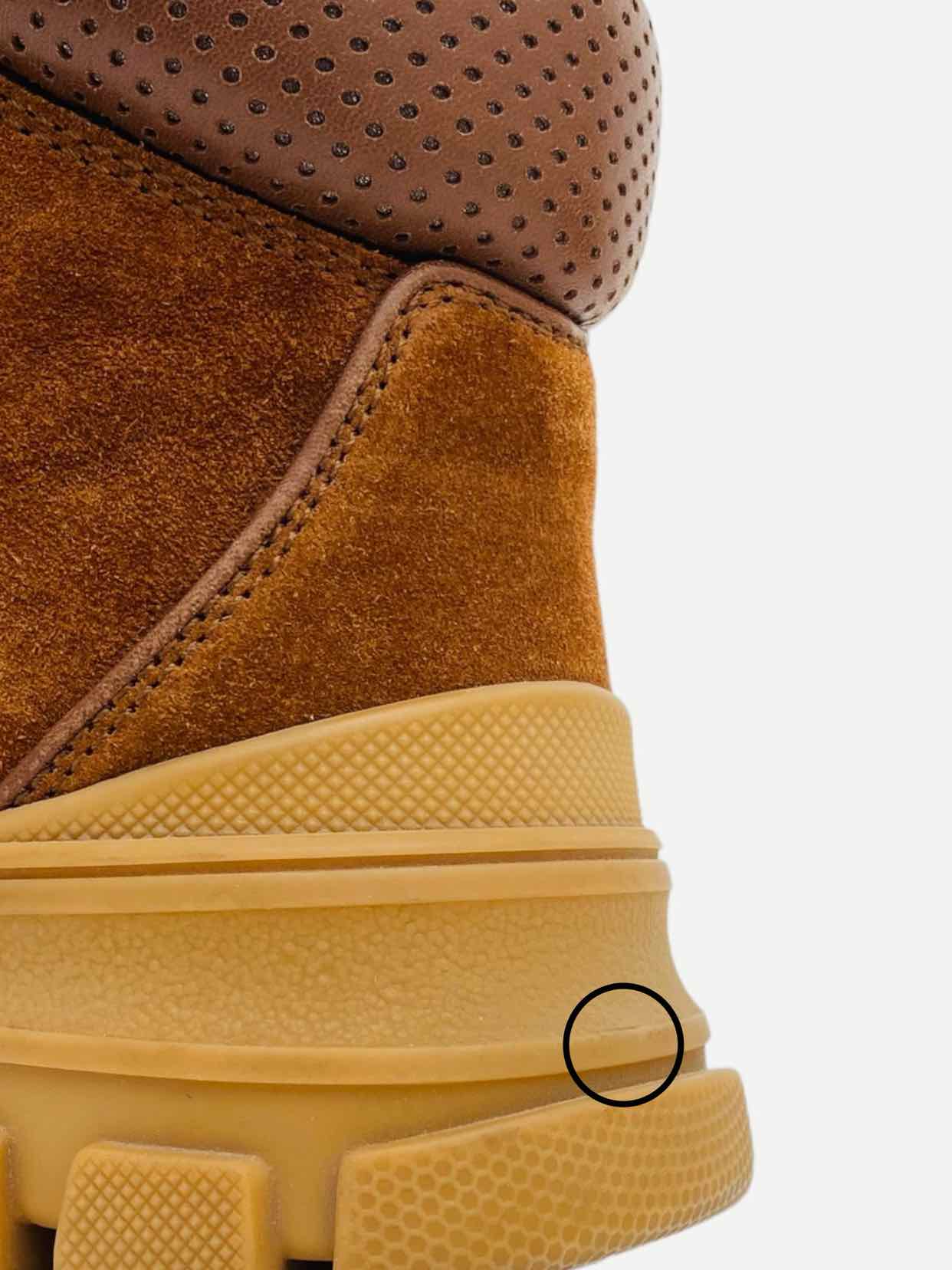 GUCCI Journey Brown GG Hiker Boots