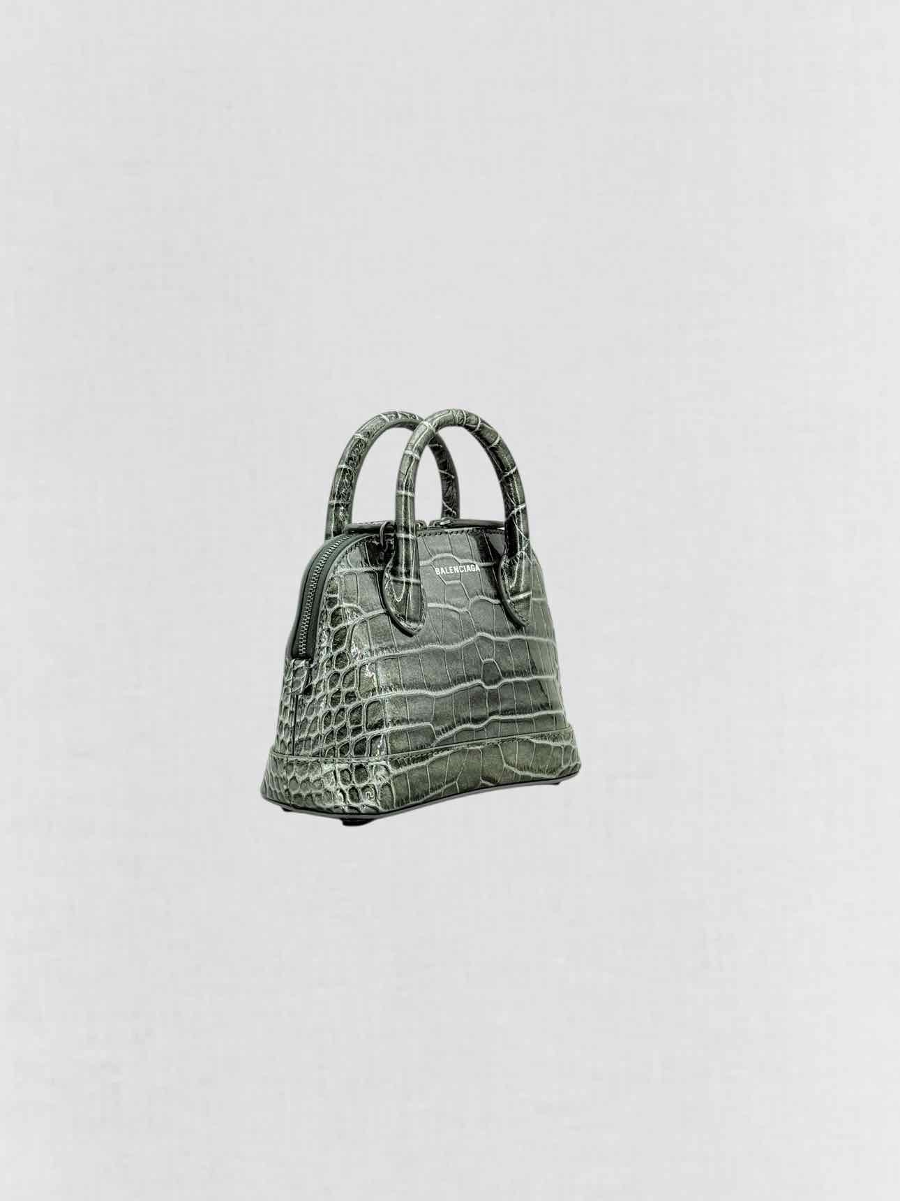 BALENCIAGA Ville Grey Top Handle