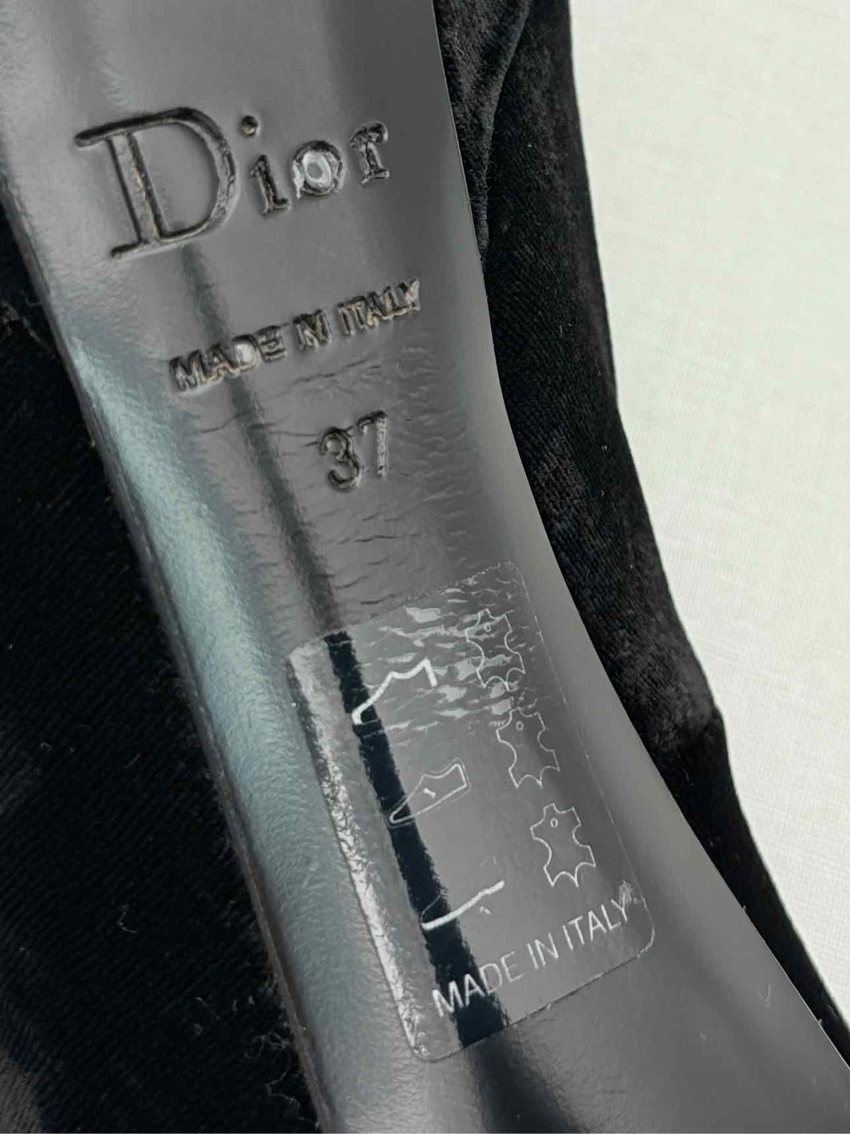 CHRISTIAN DIOR Black Size EU 37 Pumps