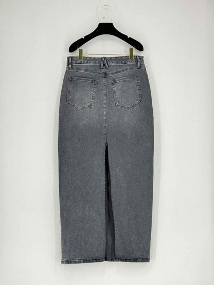 GOOD AMERICAN Tube Maxi Black Size 31 Long Skirt