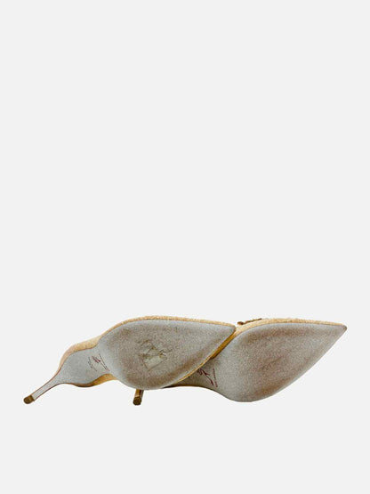 RENE CAOVILLA Beige Size EU 40.5 Pumps
