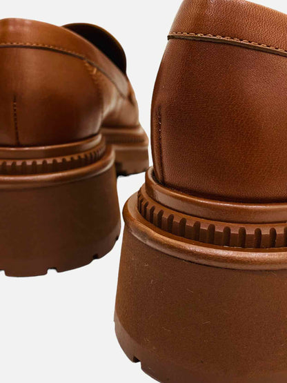 CHANEL Brown Quilted Size EU 37.5 Moccasins