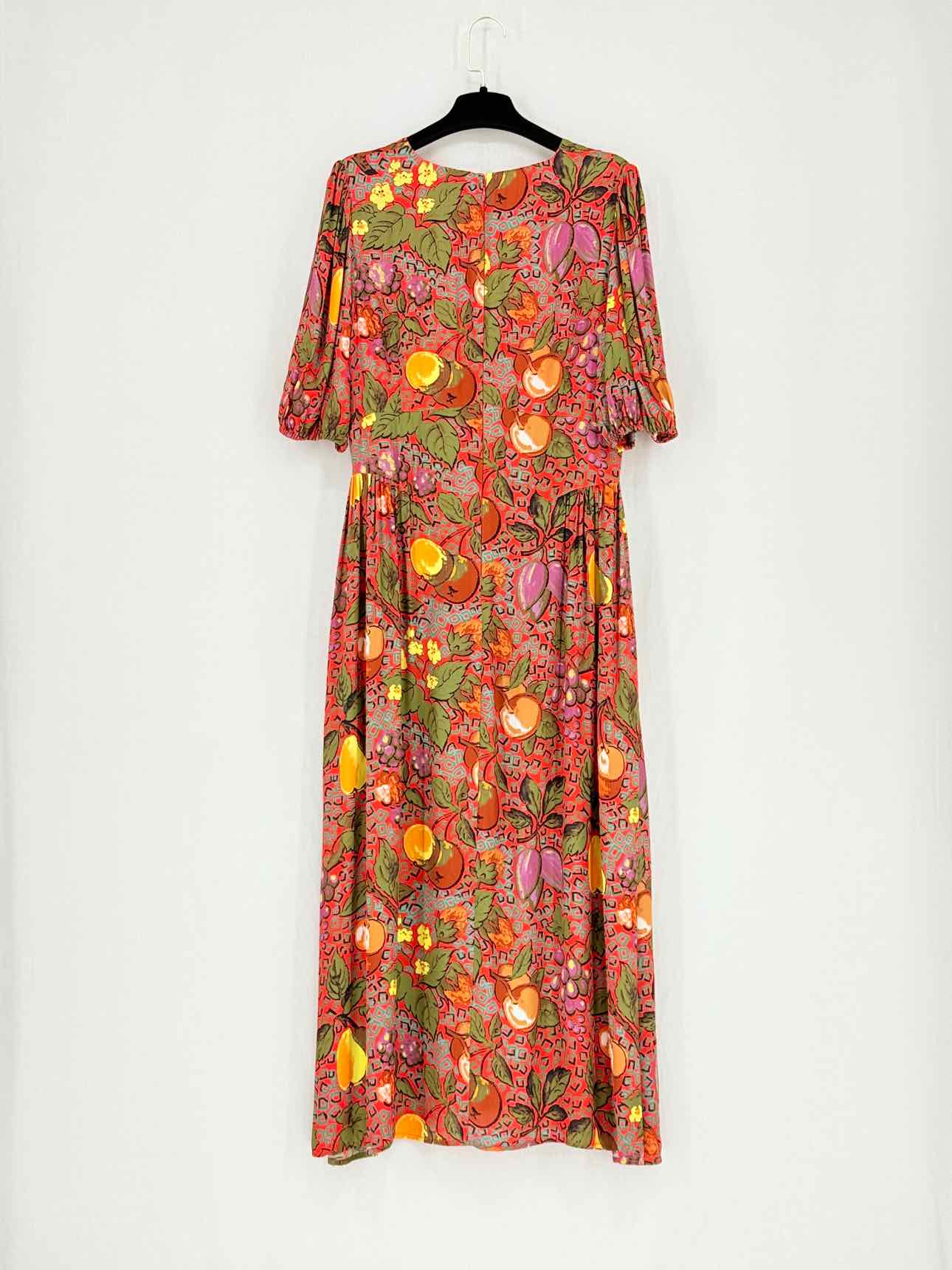 RHODE Gwyneth Red Multicolor Size US 10 Midi Dress