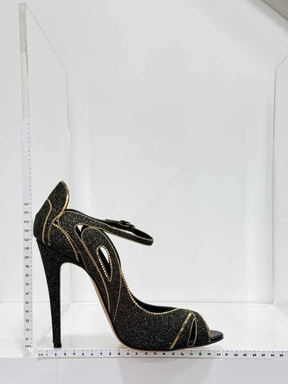 BRIAN ATWOOD Open Toe Black Size EU 40 Pumps