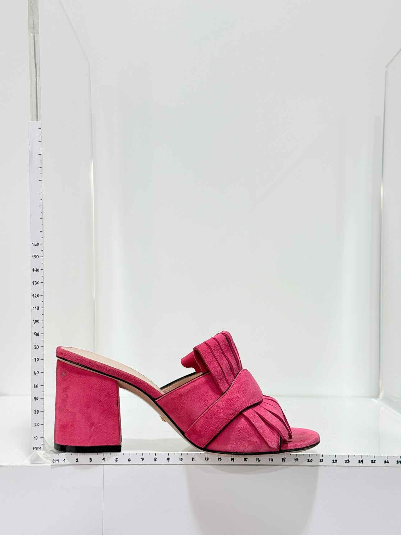 GUCCI GG Marmont Pink Size EU 35 Mules