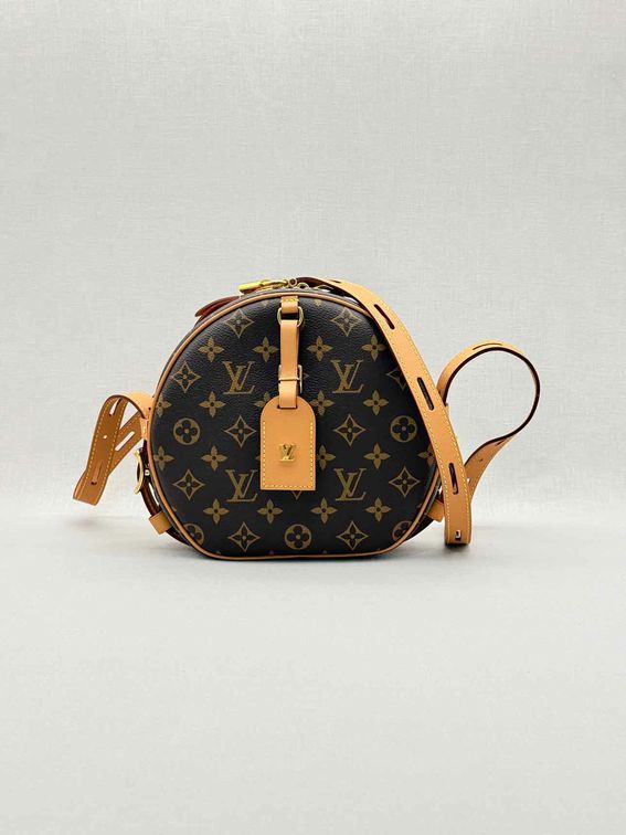 LOUIS VUITTON PETITE BOITE CHAPEAU Brown Crossbody