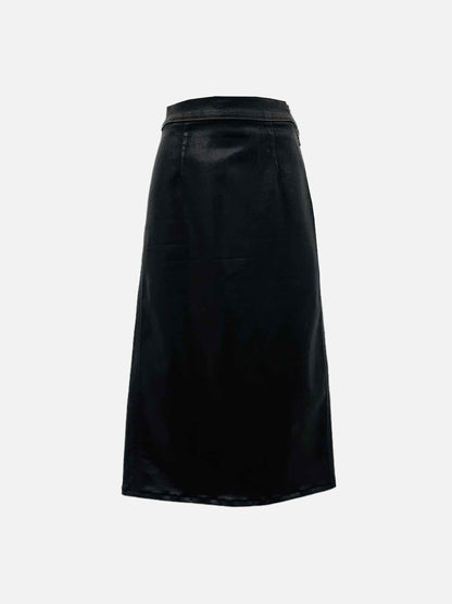 J BRAND Black Size 25 Midi Skirt