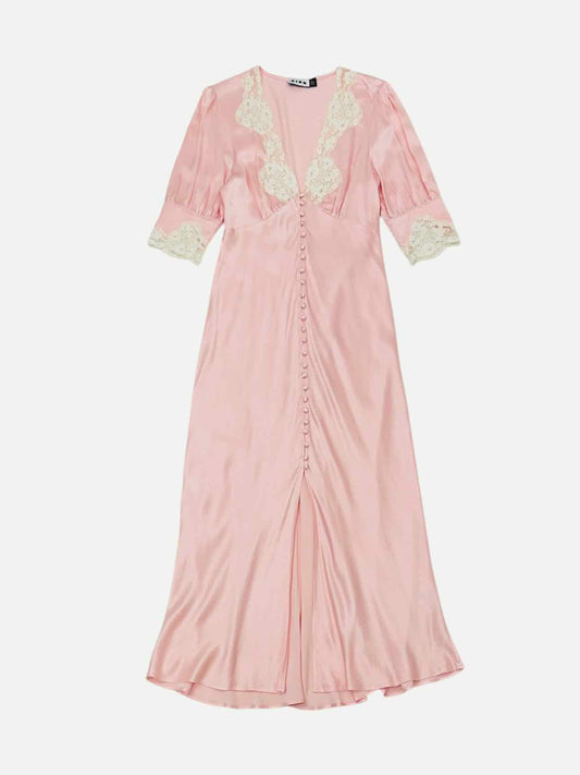 RIXO Pink Size US 4 Midi Dress